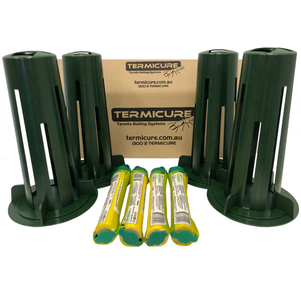 Most DIY Termite Bait kits are just timber there's no poison. -  Termicure Termite Baits