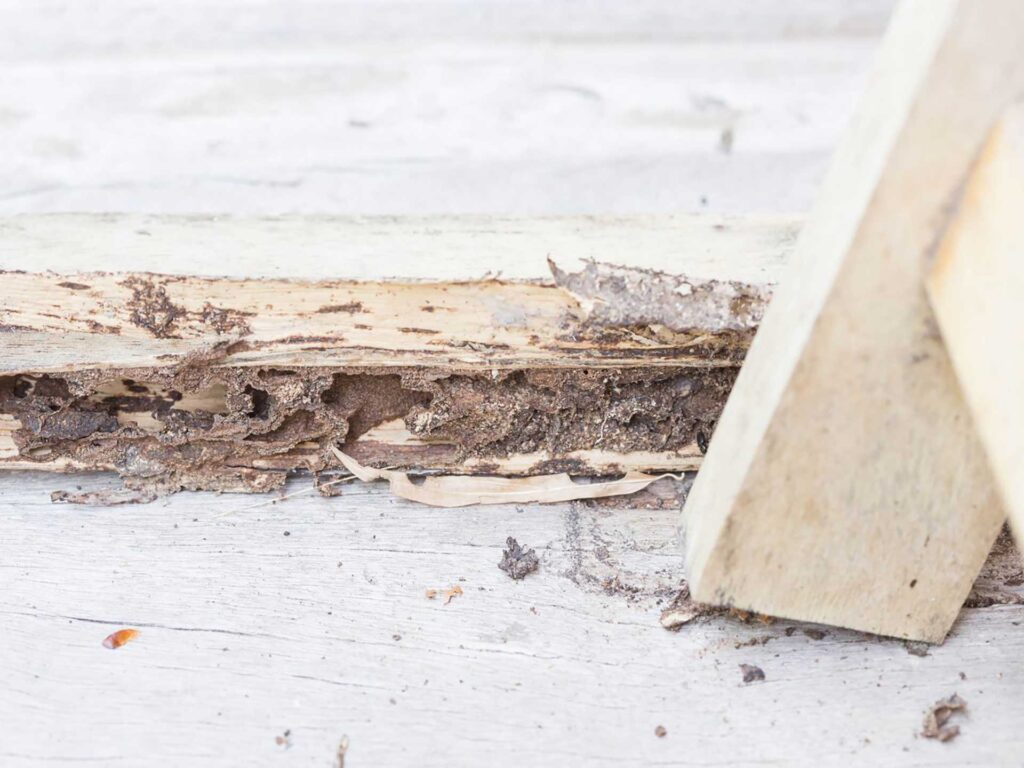 Spotting termite damage in skirting boards Australia